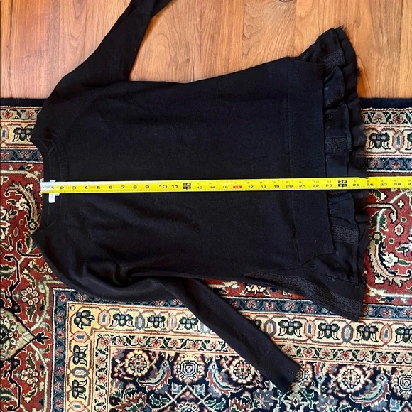 Garnet Hill black cashmere sweater size xs - Picture 5 of 5